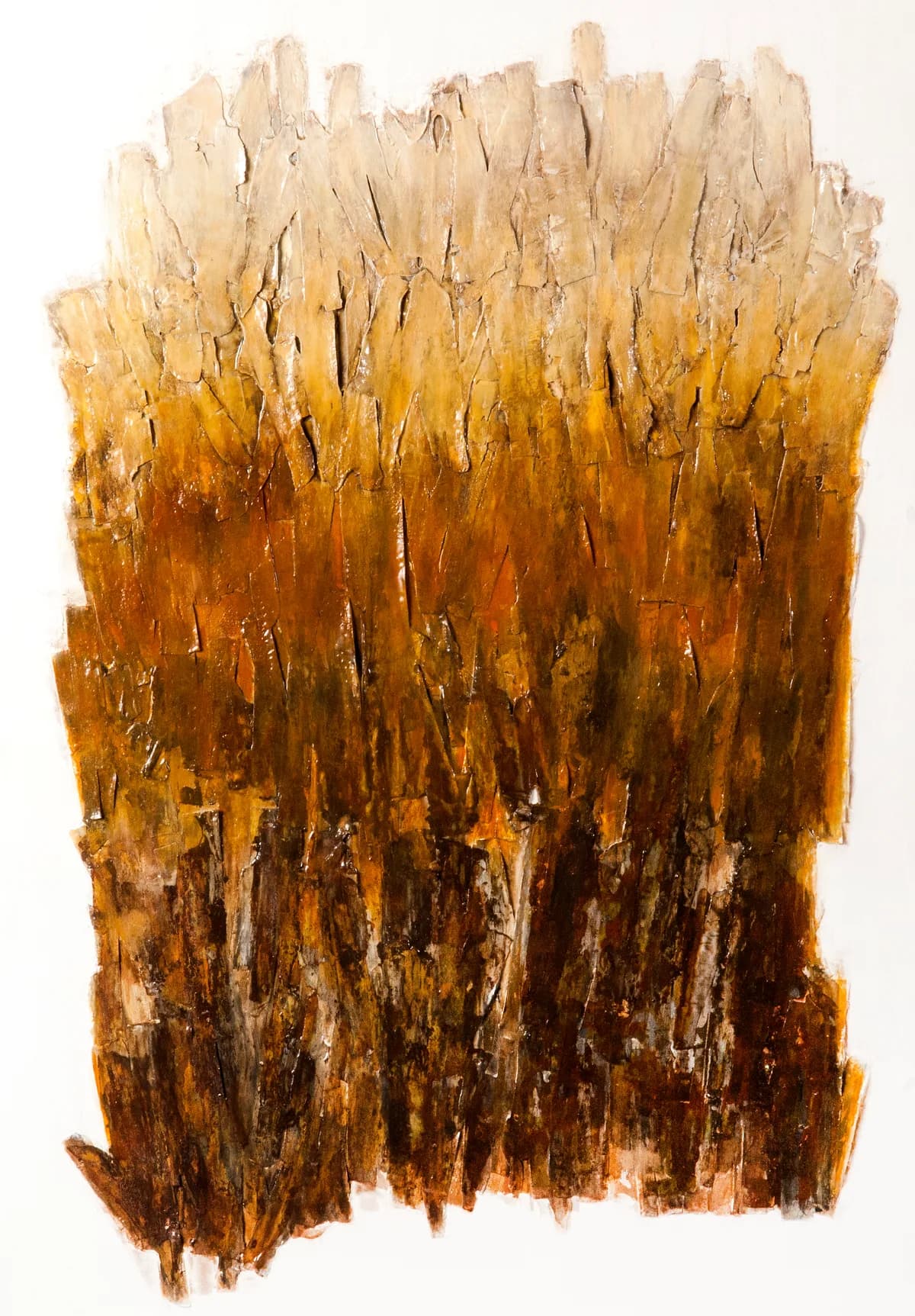 Obra de 80x120 de la Serie Con el Correr del Tiempo